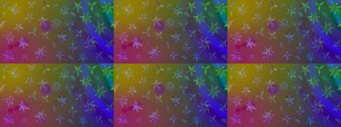 Raster illüstrasyonundaki çiçek desenli çizim. Renkli Bahar Teması eskiz kalıbı. Düz Çiçek Elementleri Tasarımı. Güzel kumaş deseni.