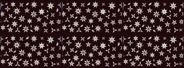 Raster deseni. Organik elementler. Botanik çizim kalıbı. Suluboya etkisi.