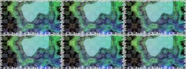 Pürüzsüz desenli, mavi renkli parlak çiçekli halı..