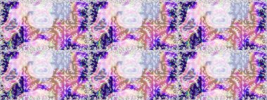 Tarafsız renklerde etnik çiçeklerle kusursuz bir desen. Raster Çiçek İllüstrasyonu güzel tekstil..