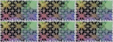 Gri renklerde, altın elementlerle kusursuz desen. Geleneksel oryantasyon süsü. Klasik klasik klasik arka plan. Kusursuz klasik raster altın desenli.