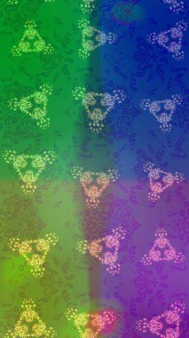 Altın renkler üzerine bir resim. Basit bir kar tanesi. Kışın sembolü, mutlu noeller, mutlu yeni yıl kutlaması Raster illüstrasyonu. Soyut duvar kağıdı, ambalaj dekorasyonu.