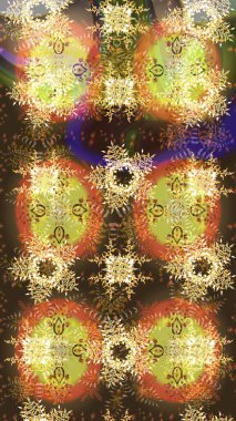 Renkli arka planda kar taneleri. Simgeler, etiketler. Raster illüstrasyonu. Renkli kar tanesi Raster çizimi. Kar tanesi ikonu, izole edilmiş. Düz tasarım.