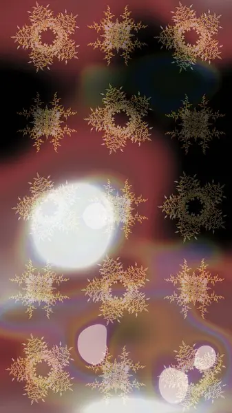 Düz dizayn. Raster illüstrasyonu. Renkli arka planda güzel kar taneleri. Kar Tanesi simgesi, izole.