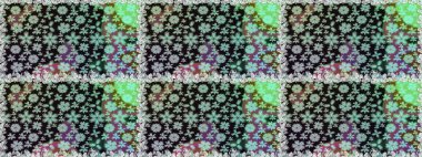 Soyut etnik raster kusursuz desen. Kabile sanatı boho baskısı, klasik çiçek arkaplanı. Arkaplan dokusu, duvar kağıdı, gri renkli çiçek teması.