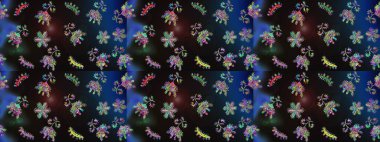 Raster Noel soyut renkli arka plan ve düşen kar tanesi. Kış soyut geçmişi. Kar taneli Noel arkaplanı. Raster illüstrasyonu.