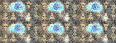 Yeni yıl dekoratif kar taneleri arka planı. El çizimi Noel Raster illüstrasyonu. Kış Kar Taneleri Karalamaları.