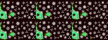 Raster çiçek izi. Raster Yumuşak kumaş deseni. Klasik taslak çizimi. Çiçekli siyah çizim deseni.