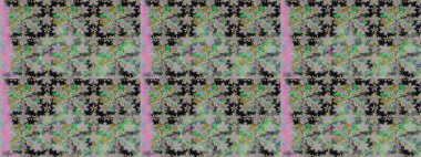 Raster illüstrasyonu. Renkli, pürüzsüz desen. Çiçek arkaplan. Gri renkli şirin tekstil tarzında. Çiçek duvar kağıdı.