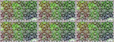 Renkli çiçekler. Küçük çiçekte sevimli çiçek deseni var..