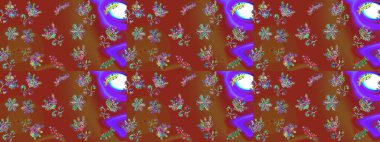 Kar taneleri tasarımı. Son moda kar taneleri ve elementler onun kartlarını gösteriyor. Retro tarzı, kış elementleri. Modern soyut tasarım posteri, kapak, kahverengi, kırmızı ve mor renkli kart tasarımı.