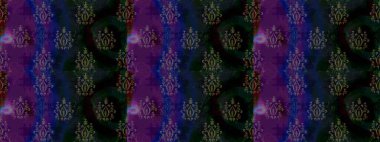 El çizimi çiçekli soyut çizim kalıbı. Raster illüstrasyonu. Siyah renkte çiçekler.