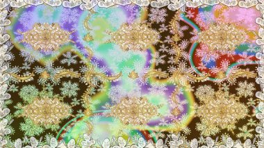 Noel, kar tanesi, yeni yıl 2019. Tarafsız renklerde, altın elementlerle kusursuz bağ dokusu.