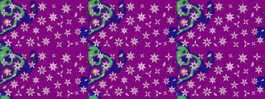 Raster stili kumaş deseni. Çiçekler suluboya çizim deseni.