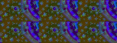 Çiçek kompozisyonu, el boyası, hassas şablon. Üst manzara, yumuşak stil. Kahverengi renkte manzaralı çiçek deseni. Sevgililer günü ve tebrik kartı konsepti için şık bir davet.