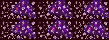 Raster suluboya çiçek deseni, narin çiçekler, kahverengi çiçekler, tebrik kartı şablonu. Raster Güzel kumaş deseni.