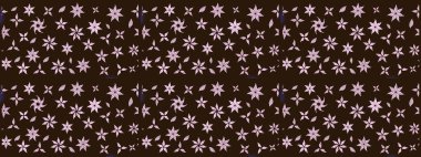 Güzel kumaş deseni. Düz Çiçek Elementleri Tasarımı. Renkli Bahar Teması eskiz kalıbı. Raster illüstrasyonunda çiçek deseni çizimi.