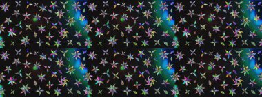 Küçük çiçekteki sevimli çiçek deseni. Raster illüstrasyonu. Çizim.