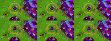 Süslü kumaş deseni. Renkli Bahar Teması eskiz kalıbı. Raster illüstrasyonundaki çiçek desenli çizim. Düz Çiçek Elementleri Tasarımı.