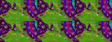 Tekstil için figür. Yapraklı çizim şekli. Davetiye ve kartpostal tasarımı için dekoratif çiçek unsurları. Poster ya da kapak için arka plan. Sevimli zarif çiçekler Raster illüstrasyonu.