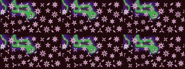 Egzotik çiçekler, kahverengi renklerde botanik, parlak, klasik bir doğa. Klasik tropikal doğal elementlerin suluboya seti. Raster illüstrasyonu.