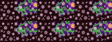 Güzel kumaş deseni. Çiçek arkaplan. Çizim raster deseni.