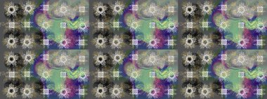 Kar taneleri tasarımı. Son moda kar taneleri ve elementler onun kartlarını gösteriyor. Muhteşem tasarım posteri, kapak resmi, gri, nötr ve yeşil renkli kart tasarımı. Retro biçim dokusu, soyut kış elementleri.