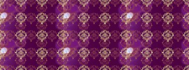 Noel altın kar tanesi kusursuz desen. Mor, kahverengi ve pembe renklerde altın kar taneleri. Kış kar dokusu duvar kağıdı. Sembol tatili, yeni yıl kutlaması, altın desenler..