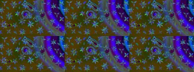 Kahverengi renkli çiçekler. Raster düz çiçek çizim deseni. Tasarım hediye paketi, tebrik kartları, posterler ve afiş tasarımı.