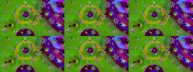 Süslü kumaş deseni. Renkli Bahar Teması eskiz kalıbı. Raster illüstrasyonundaki çiçek desenli çizim. Düz Çiçek Elementleri Tasarımı.