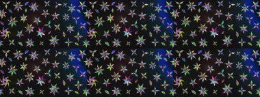 Çiçekli karalama şeklinde Raster çiçek deseni. Nazik, narin çiçek arkaplanı. Gri renkli çiçekler.