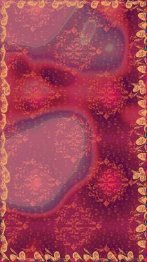 Parlak elementlerin. El çizimi Raster çizimi. Duvar kağıdı, web sayfası arka planı, ambalaj kağıdı, davetiye, broşür, afiş veya web sitesi için kusursuz çiçek deseni kullanılabilir.