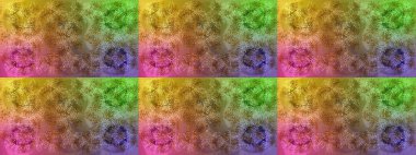 Renkli elementlerle Raster ilginç desen