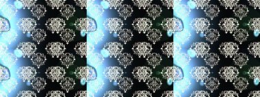 Çiçekler suluboya seamless modeli. Raster şık kumaş deseni.