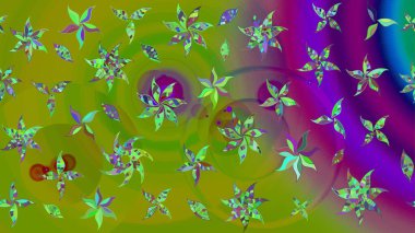 Küçük çiçekteki sevimli çiçek deseni. Tony 'nin kumaş kalıbını çiz. Modaya uygun kumaş deseni. Raster illüstrasyonu.