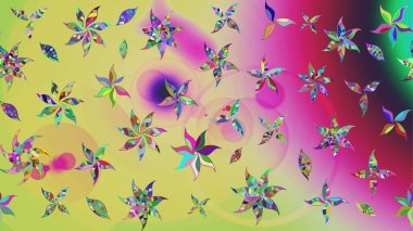 Çiçekli yumuşak bir eskiz şekli. Tarafsız renklerde bahar çiçekleri. Raster illüstrasyonu. Raster çiçekleri klasik tarzda resmedilir..