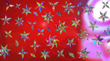 Tekstil, duvar kâğıdı, kapaklar, yüzey, baskı, hediye paketi, hatıra defteri, dekupaj. Küçük yabani çiçeklerdeki halk modelini çiz. Taşralı şıklığı. Liberty style millefleurs.