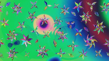 Suluboya, elle çizilmiş. Eskiz arkaplan modeli. Raster - stok. Vadinin yeşil renkli çiçekleri.