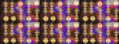 Raster Noel soyut renkli arka plan ve düşen kar tanesi. Noel süslemeleri ve Noel süslemeleri.