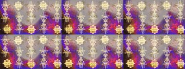 Çiçek deseni. Raster illüstrasyonu. Chichi 'nin kumaş kalıbını çiz. Renkli Bahar Teması eskiz kalıbı. Düz Çiçek Elementleri Tasarımı.