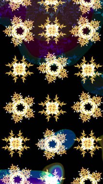 Kar tanesi ikonu, izole edilmiş. Raster kar tanesi ikonu. Düz dizayn. Raster illüstrasyonu. Renkli arka planda kar taneleri.