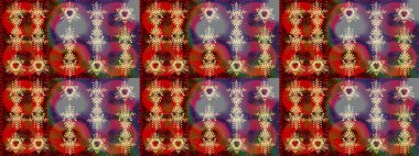 Kar taneleri kırmızı, kahverengi ve gri renklerde izole edilmiş. Raster illüstrasyonu. Kar Tanesi Simgesi. Raster illüstrasyonu.