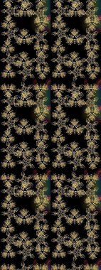 Çiçekli siyah eskiz deseni. Klasik taslak çizimi. Raster Yumuşak kumaş deseni. Raster çiçek izi..