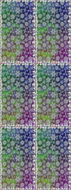 Raster düz çiçekleri pürüzsüz desen. Gri renkli çiçekler. Tasarım hediye paketi, tebrik kartları, posterler ve afiş tasarımı.