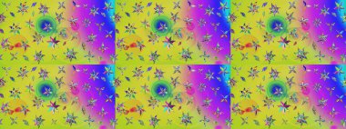 Ev dekoru. Paisley el çizimi elementler. Fantezi çiçekli eskiz deseni, doğal duvar kağıdı, çiçek desenli kıvrımlı illüstrasyon.