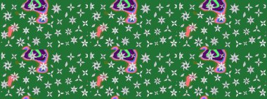 Güzel suluboya yaz çiçekleri deseni..