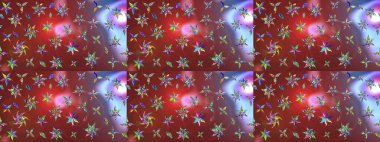 Raster illüstrasyonu. Güzel kumaş deseni. Bahar çiçekli güzel bir çiçek deseni..