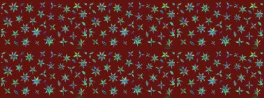 Çiçek kompozisyonu. Çiçek arkaplan. Küçük çiçekte güzel bir desen var. - Kırmızı çiçekler. Çiçek kolajı. Raster deseni. Doğa.