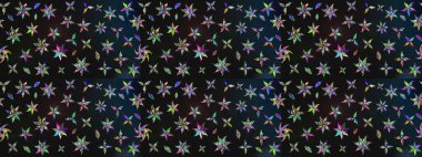 Gri renkli, zarif çiçek buketli suluboya. Düz Çiçek Elementleri Tasarımı. Renkli Bahar Teması eskiz kalıbı. Raster illüstrasyonu.