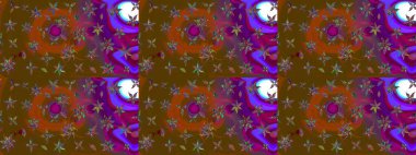 Raster güzel bir çiçek deseni çizmiş. Bahar mevsimi. Kahverengi renkli çiçekler. Tatil havası. Nazik romantik baskı.